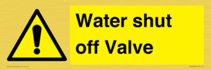 Water shut off Valve